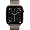 Apple Watch 11 46mm, Natural Titanium, Milanese Loop, M/L